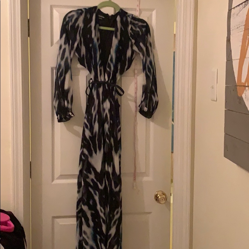 BeBe Multi Color Cutout Maxi Dress